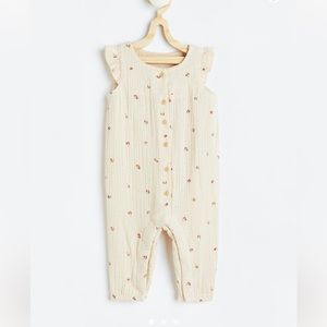 Cute babygirl neutral jumpsuit